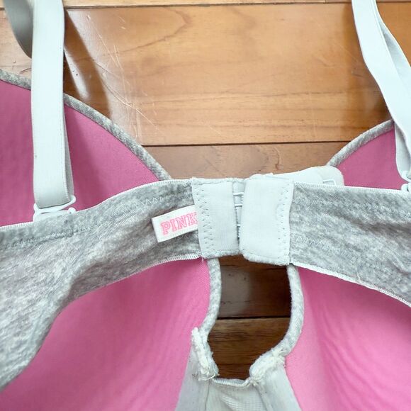 Women Victoria's Secret Everywhere Push Up Underwired Bra in Heathered Gray - Picture 5 of 6